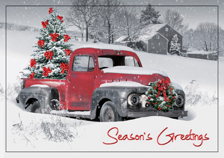 Big Red Holiday Cards