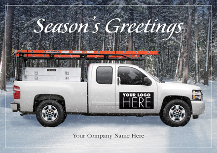 In A Day's Work Contractor & Builder Holiday Logo Cards